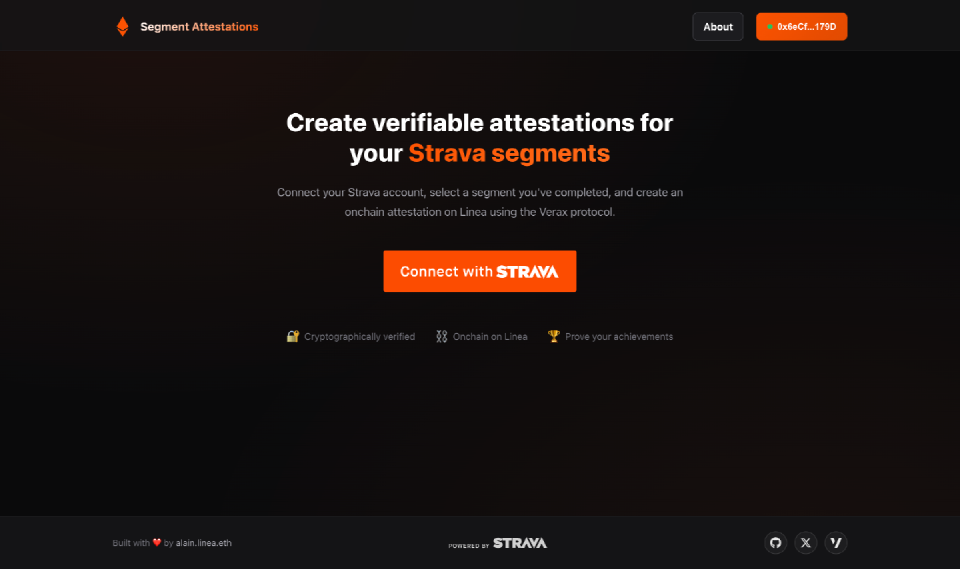 Strava Segment Attestations